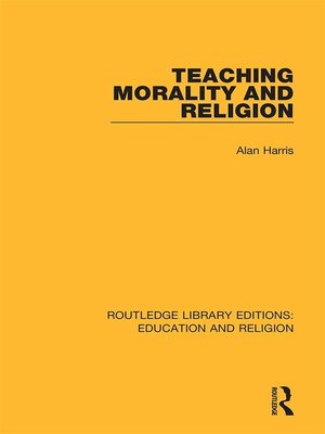 cover image of Teaching Morality and Religion